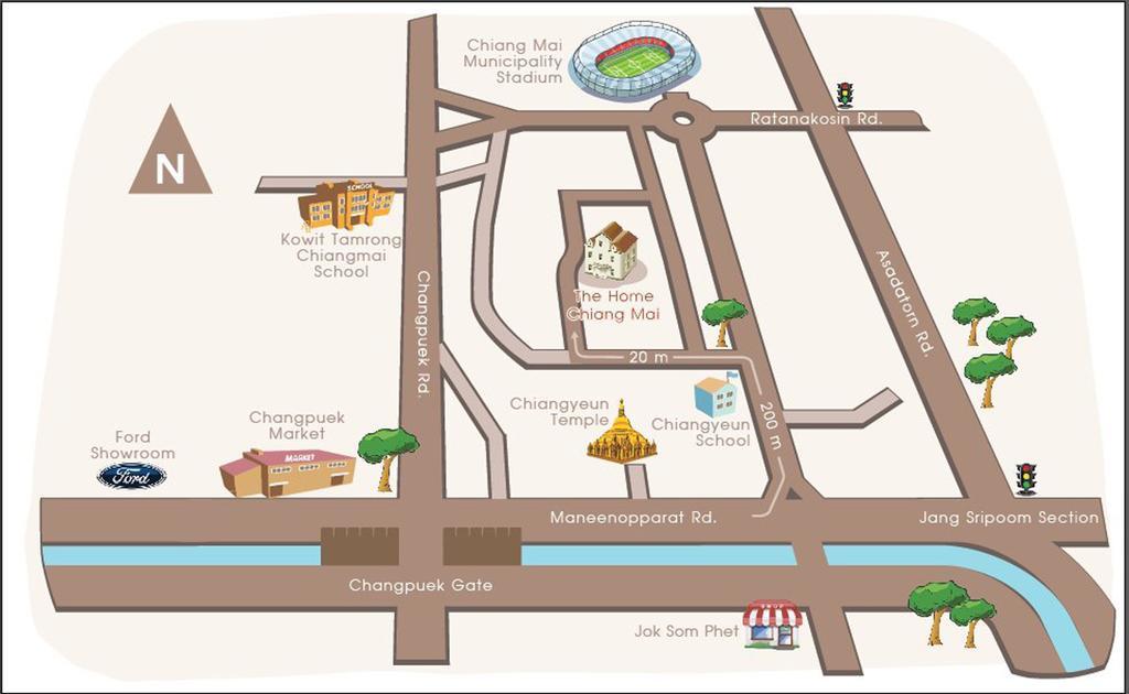 The Home Chiangmai Luxury Guesthouse Чиангмай Екстериор снимка